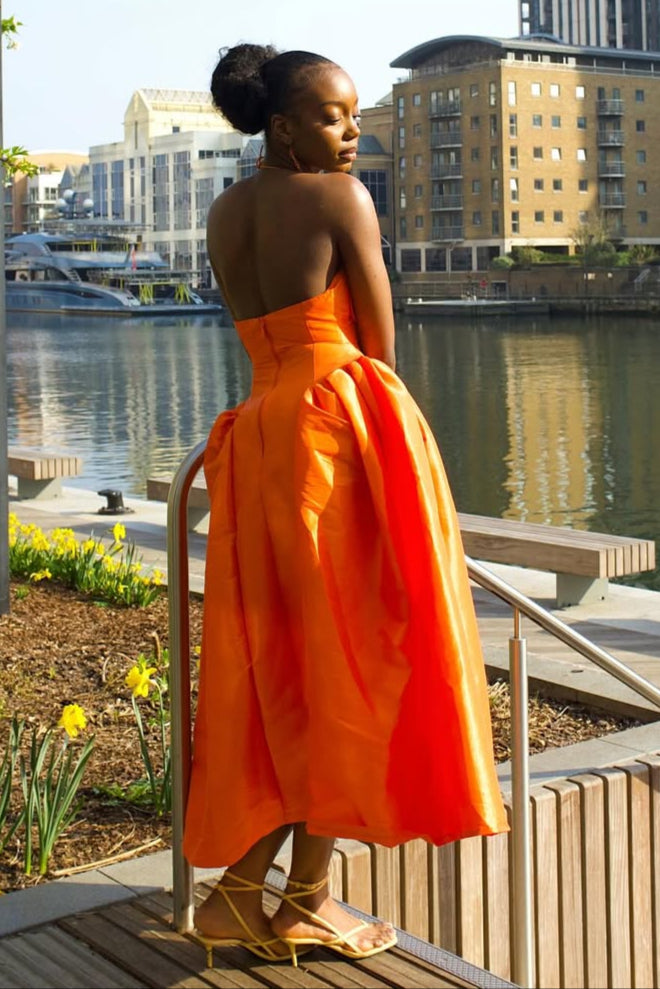 Meraki Midi Dress - Sunset
