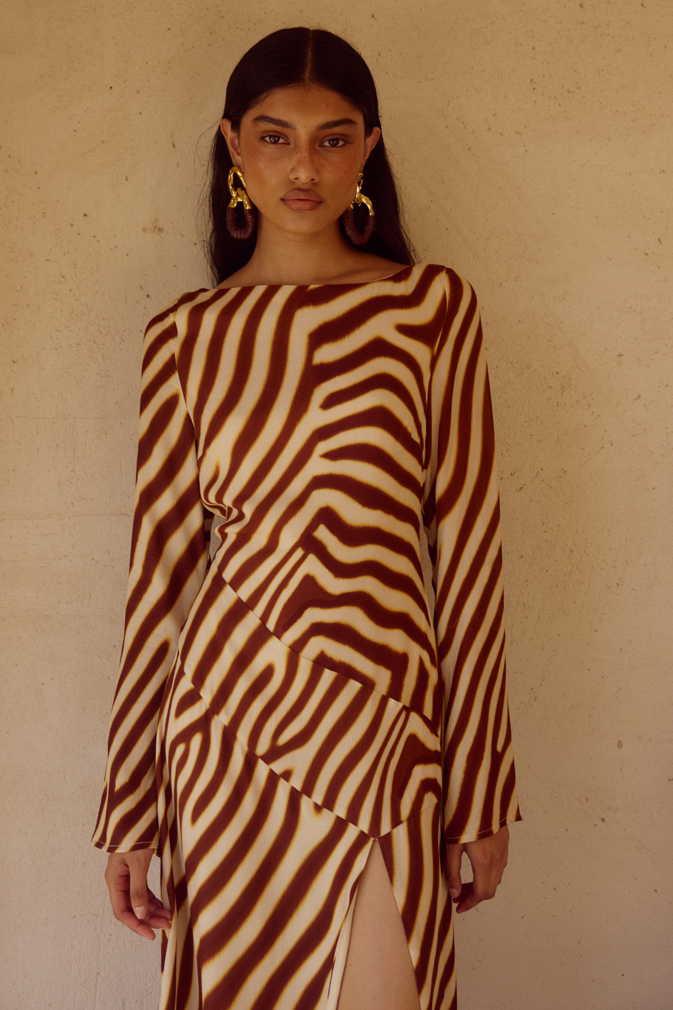 The Montie Sleeved Maxi Dress - Resale