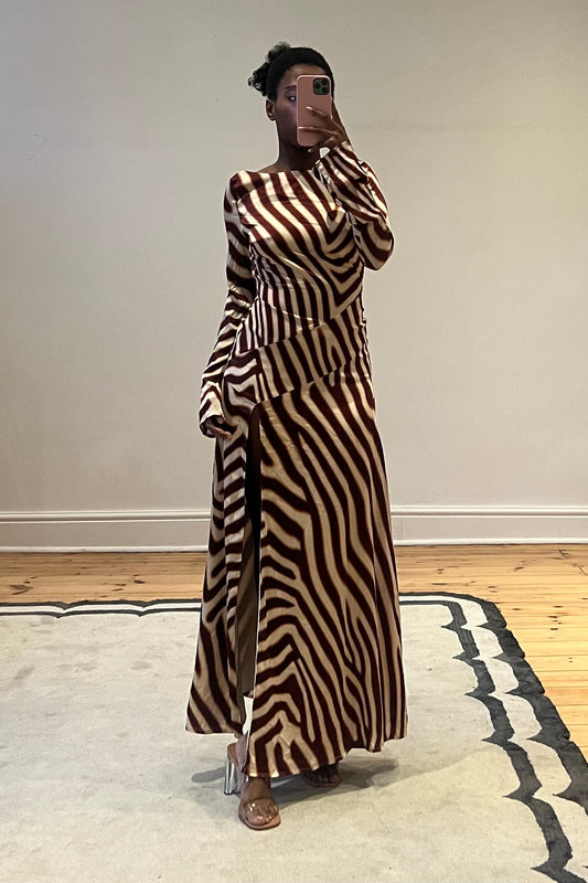 The Montie Sleeved Maxi Dress - Resale