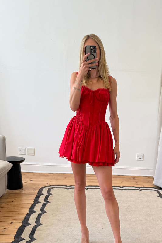 Pietra Cherry Corset Mini