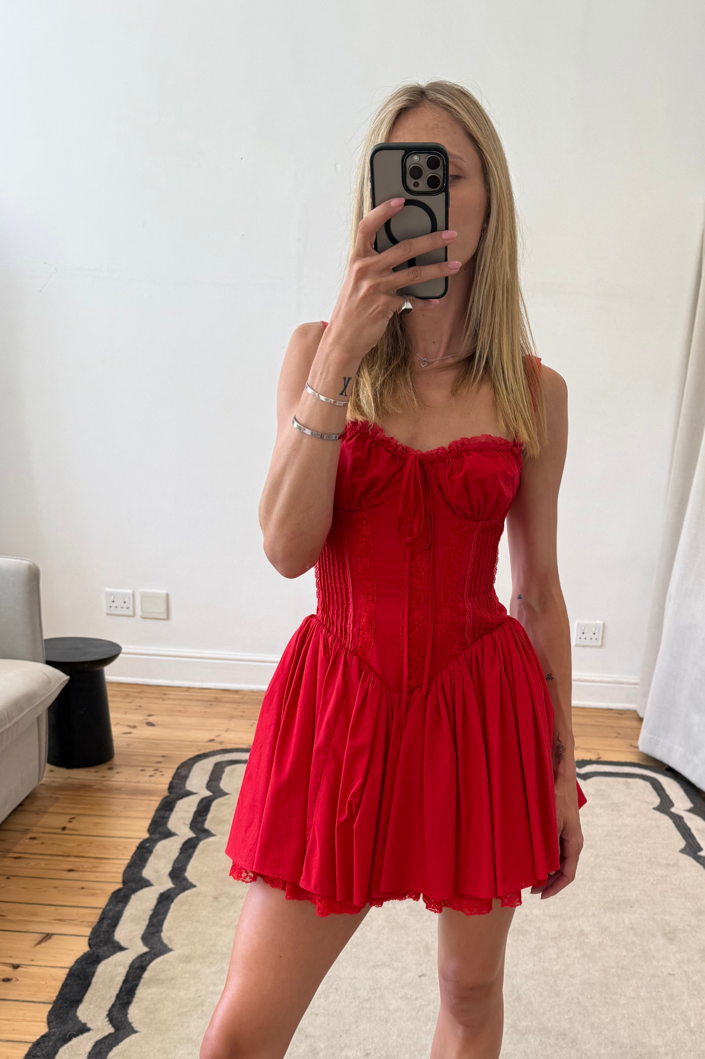 Pietra Cherry Corset Mini