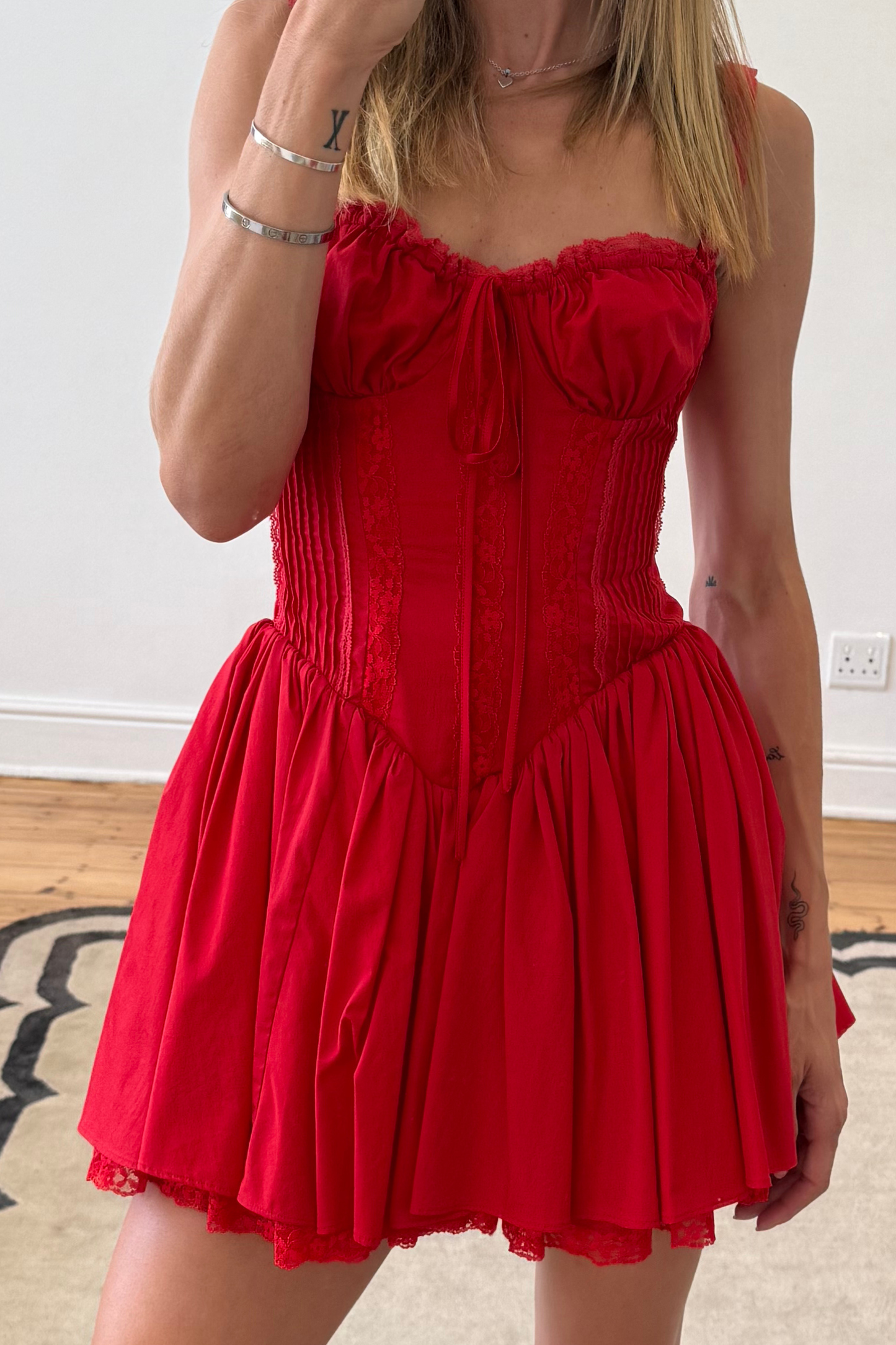 Pietra Cherry Corset Mini