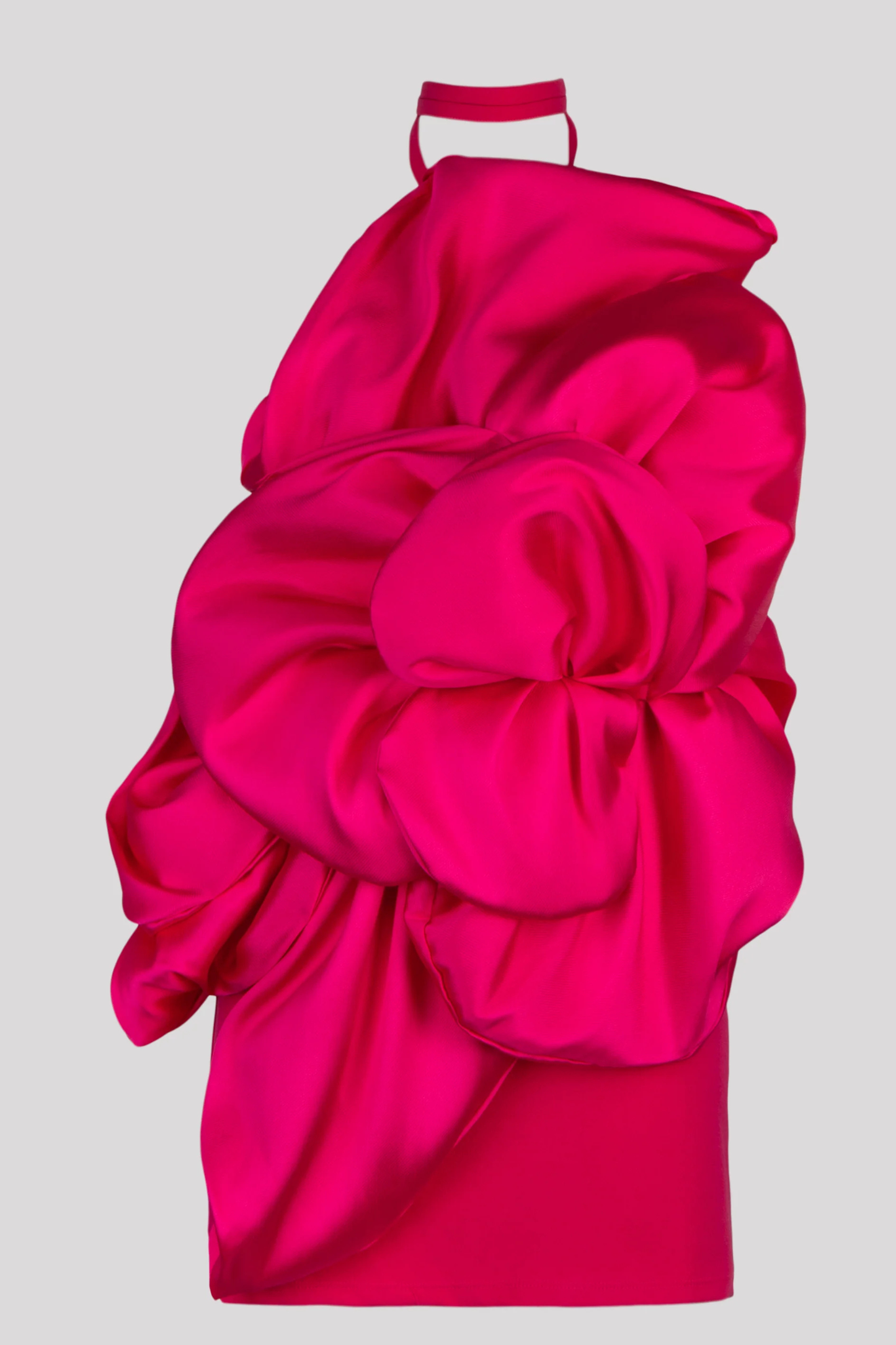 Hot Pink Flower Mini Dress