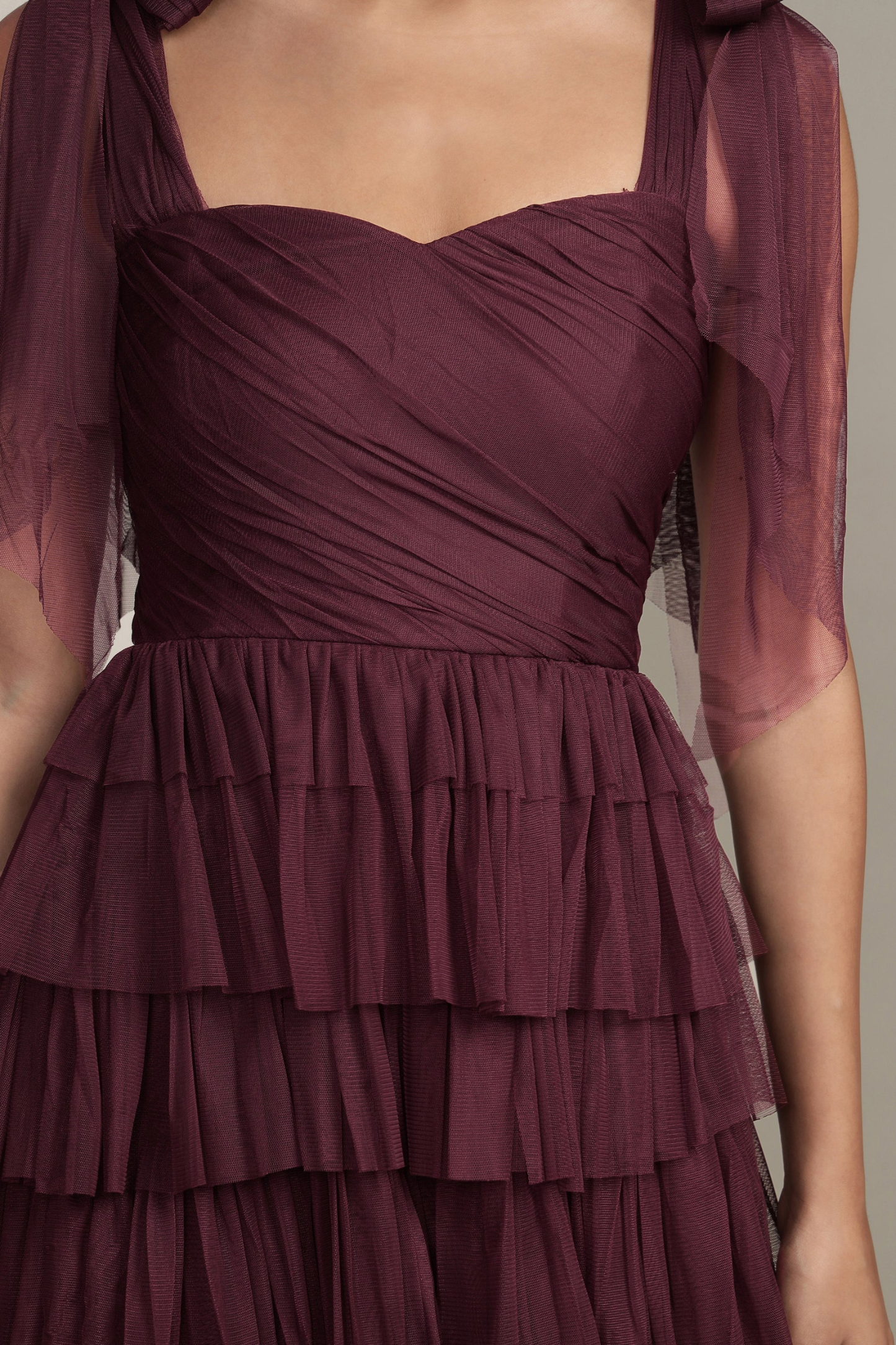 The Ophelia Maxi Dress in Plum