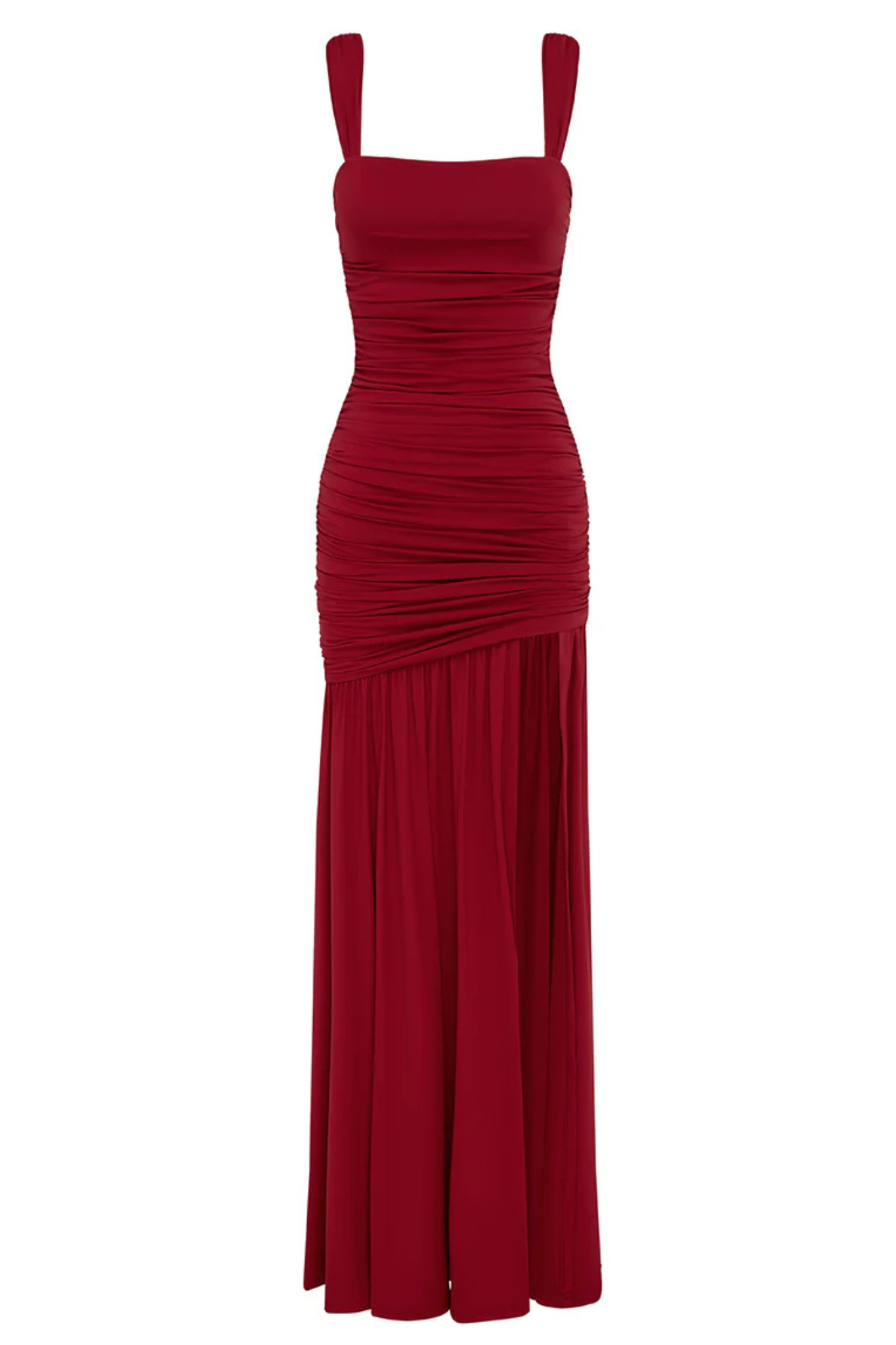 The Carly Maxi Dress in Red