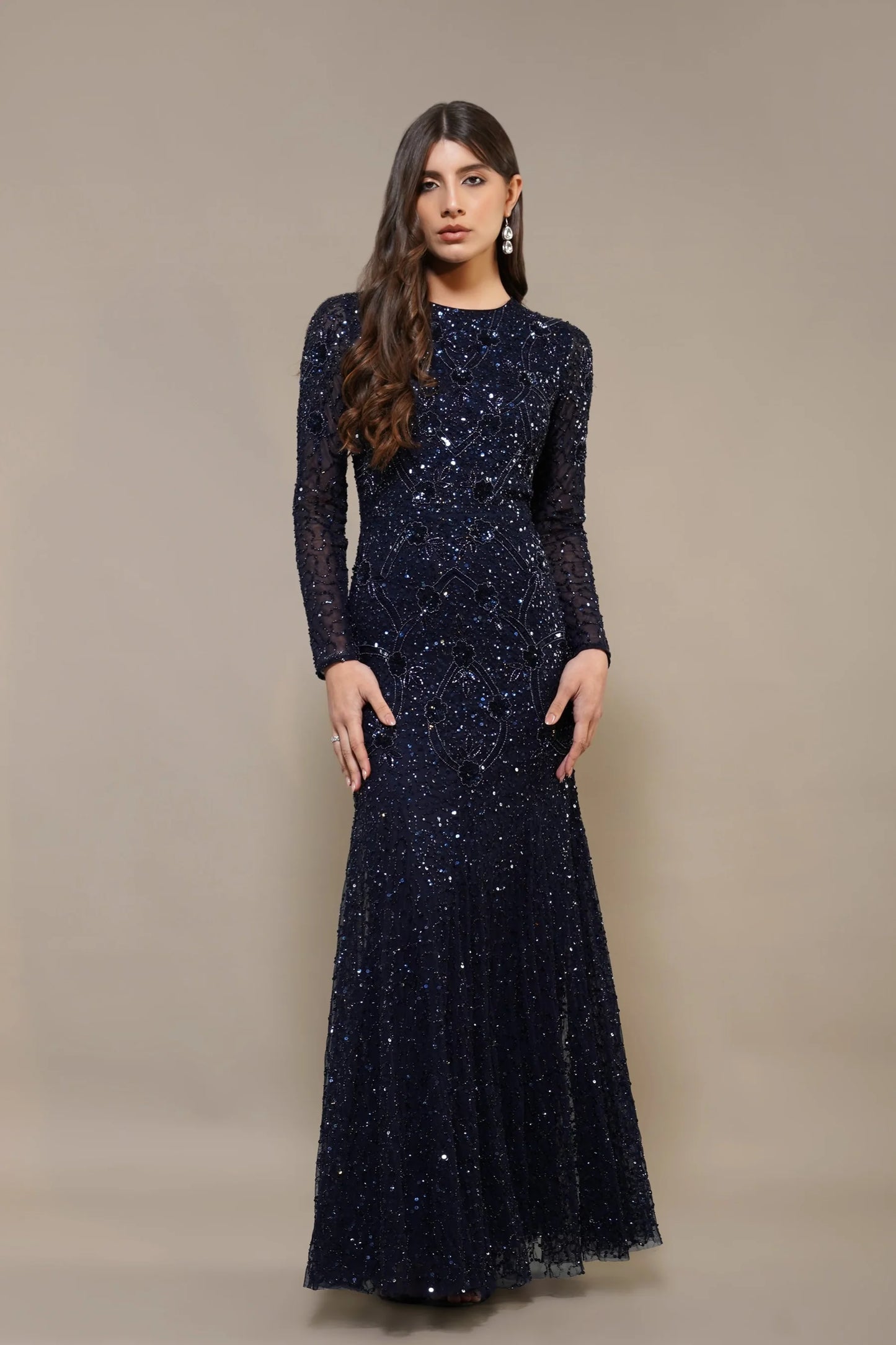 Zinnia Embellished Maxi Dress