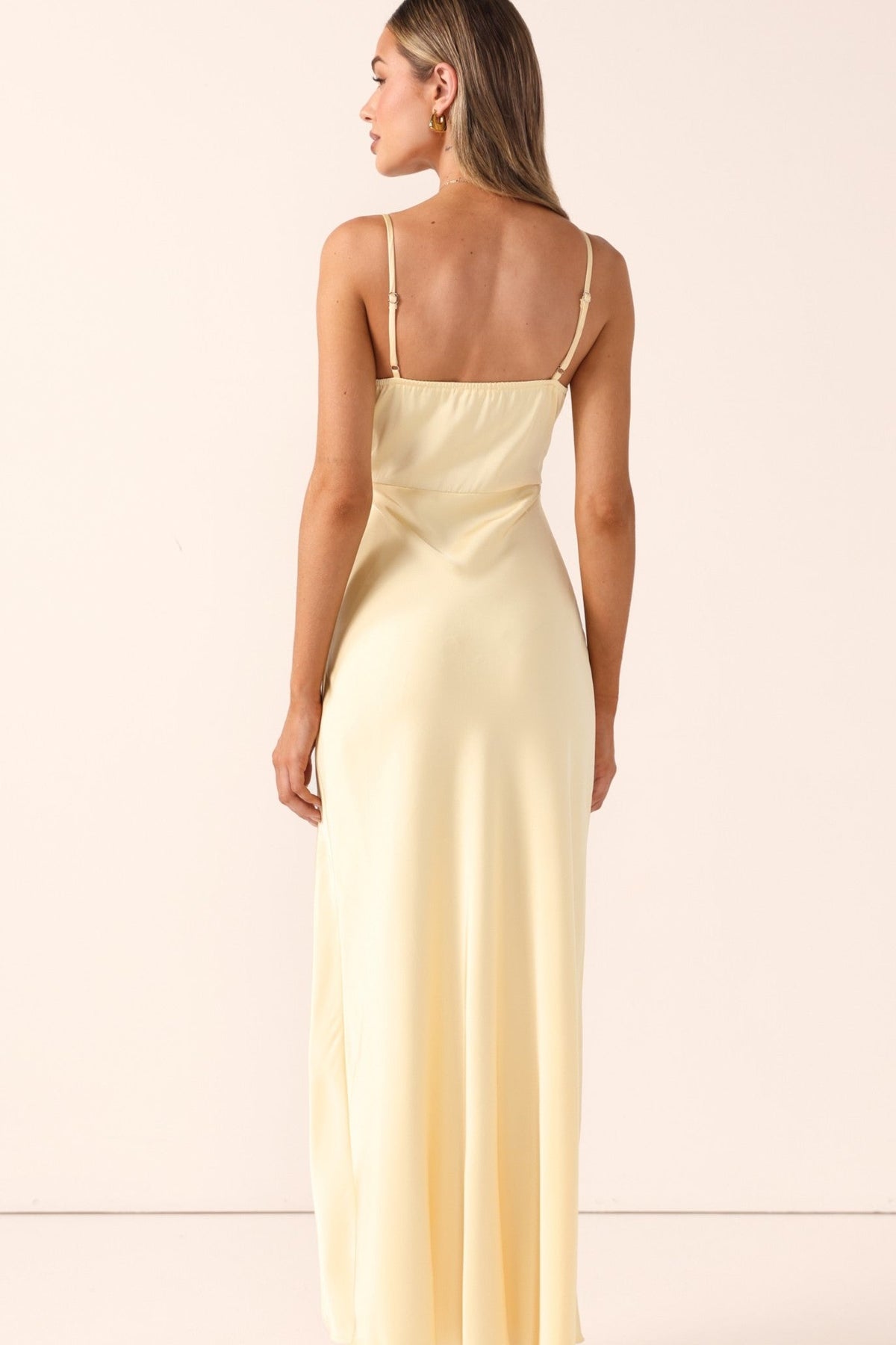 The Aurora Maxi Dress in Lemon by Billy J