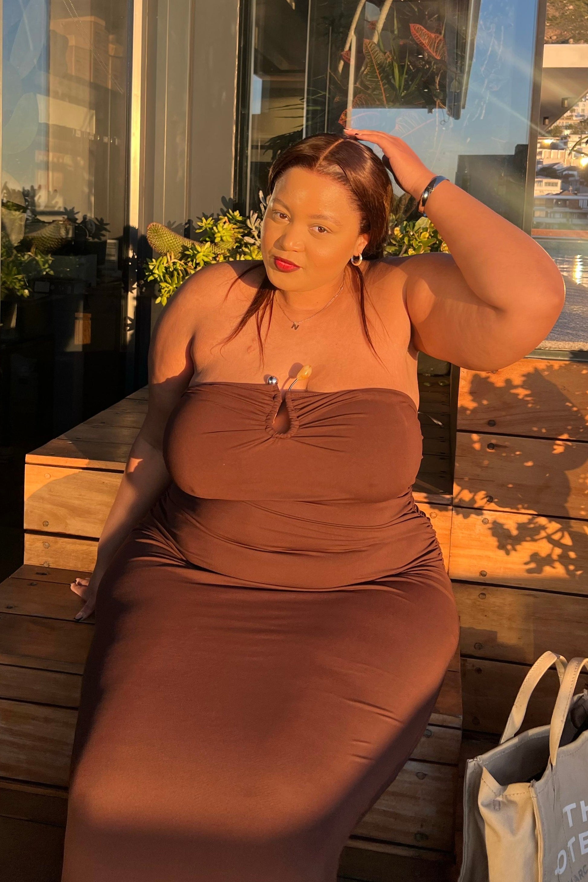 The Nix Dress | Chocolate Brown