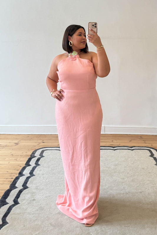 The Lily Maxi Dress - Baby Pink