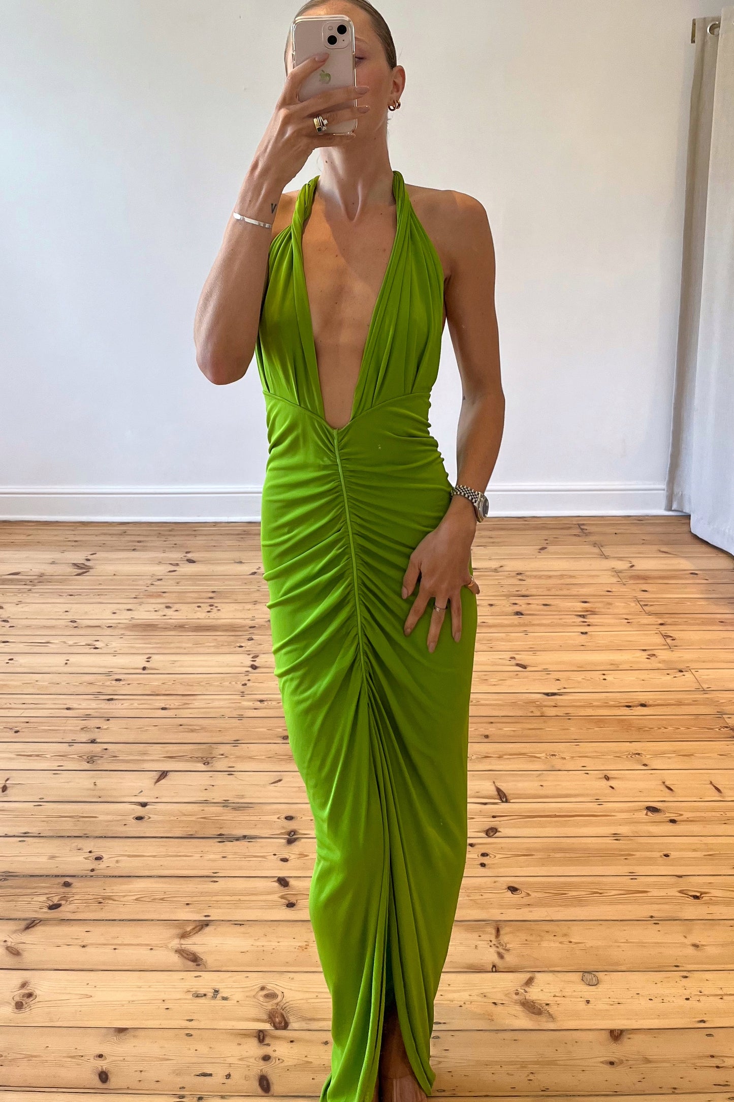 the persia maxi in green