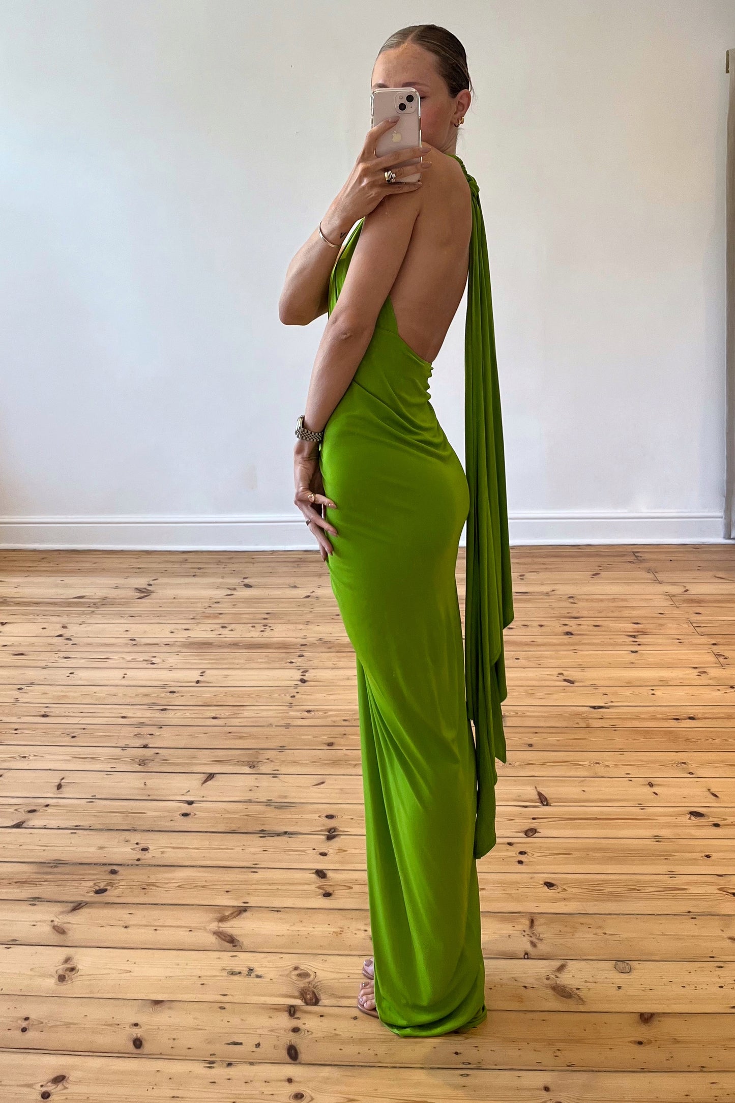 the persia maxi in green