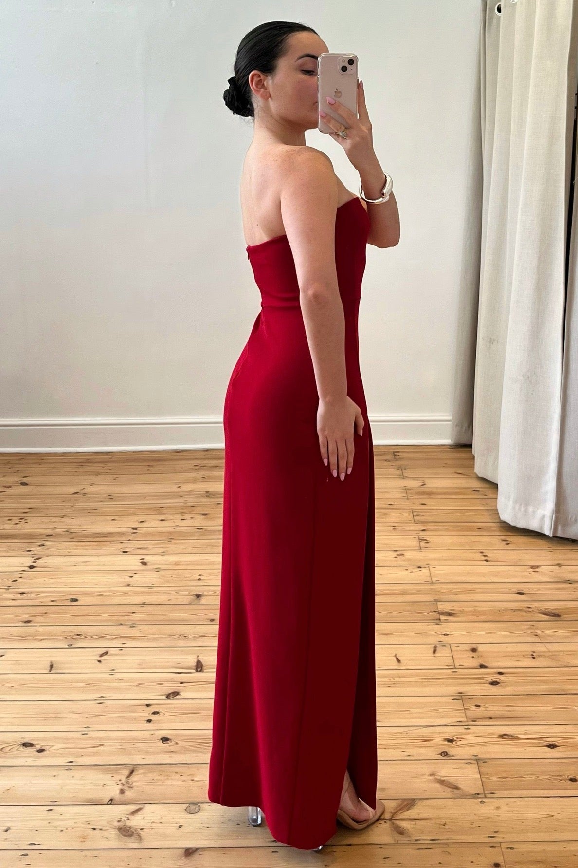 the roma dress in red