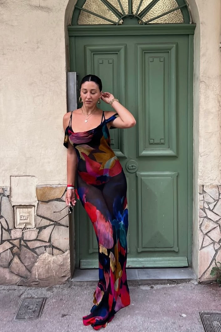 The Lunaris Maxi Dress | SR | Poetry | Multi The Lunaris Maxi Dress | SR | Poetry | Multi