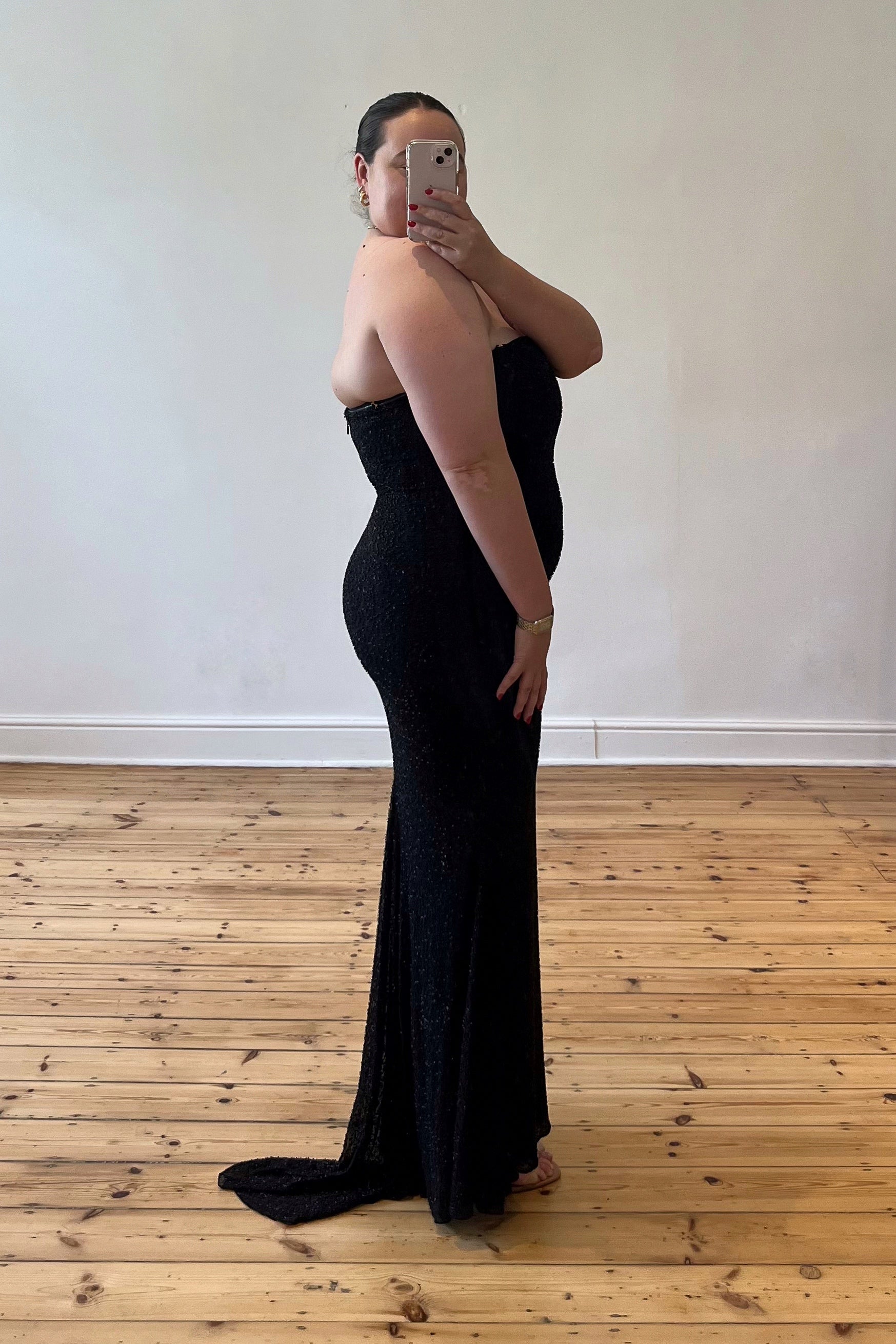 The Bader Gown | Oh Polly | Black The Bader Gown | Oh Polly | Black