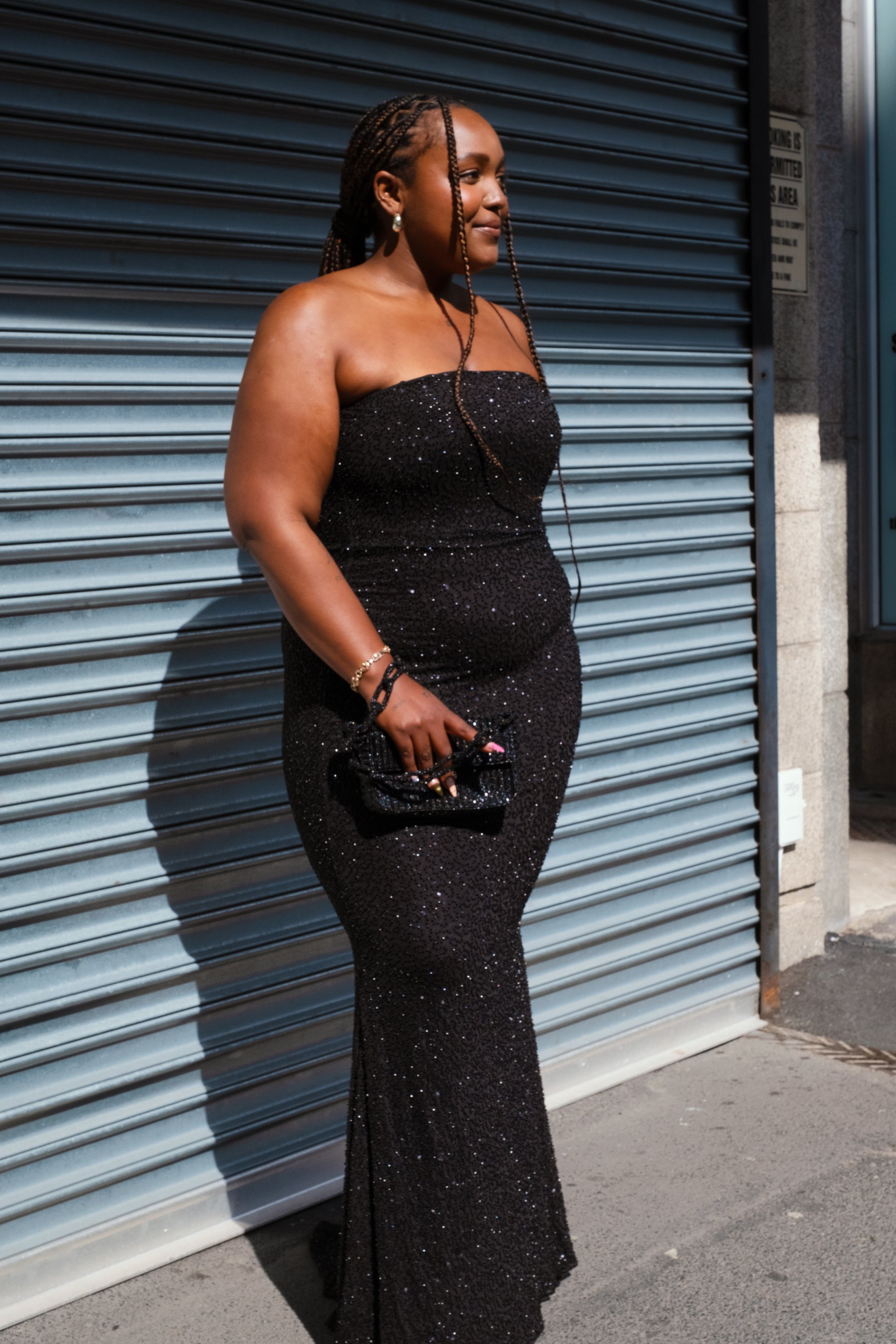 The Bader Gown | Oh Polly | Black The Bader Gown | Oh Polly | Black