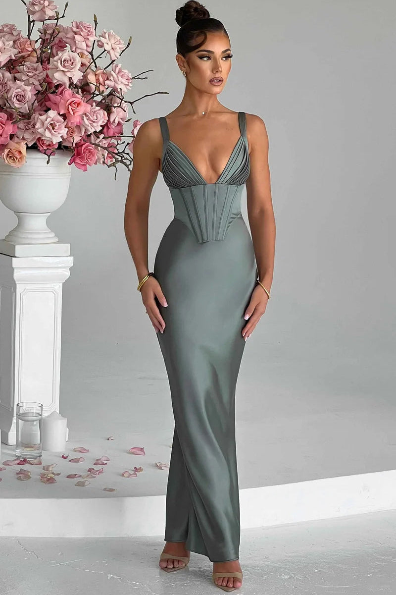 The Shae Sage Maxi Dress