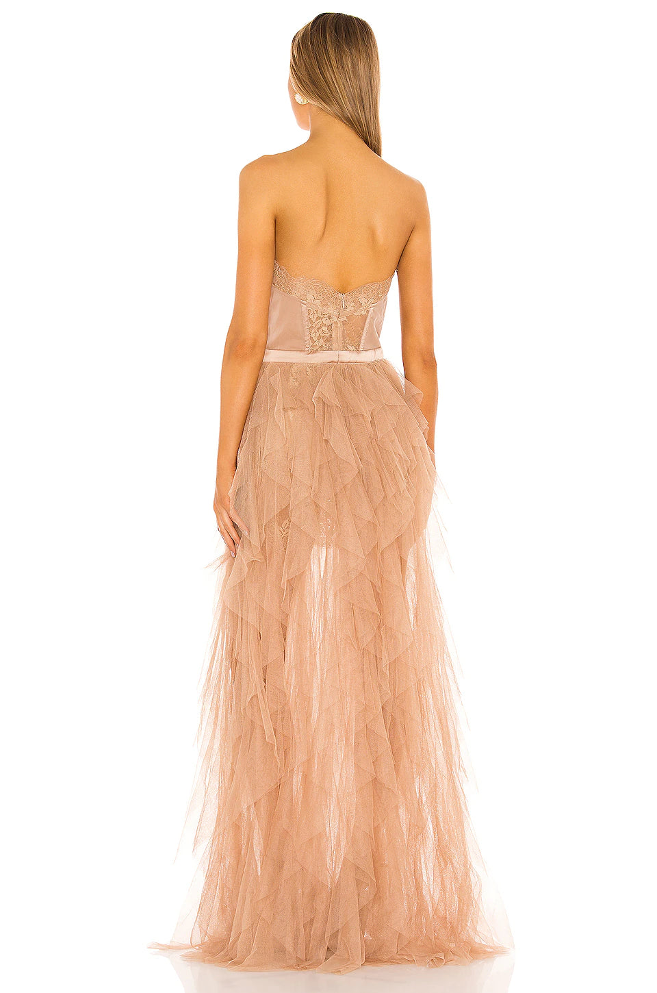 the ilaria gown in nude