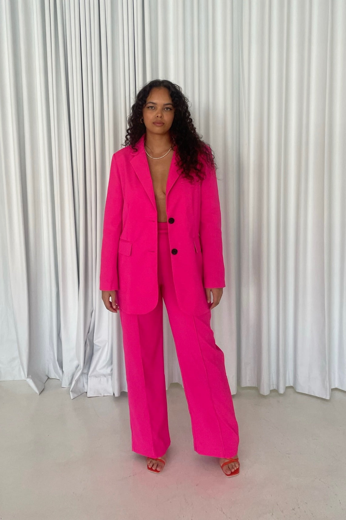 the baxter suit in pink