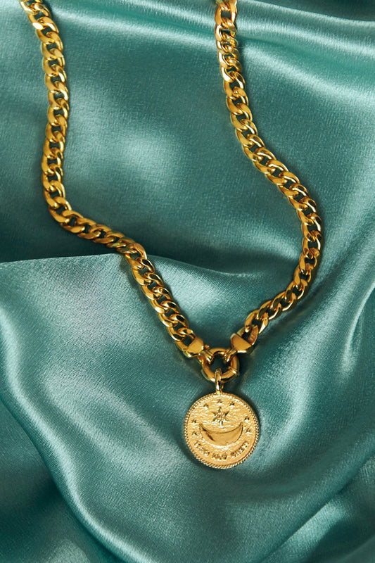the lunar coin necklace
