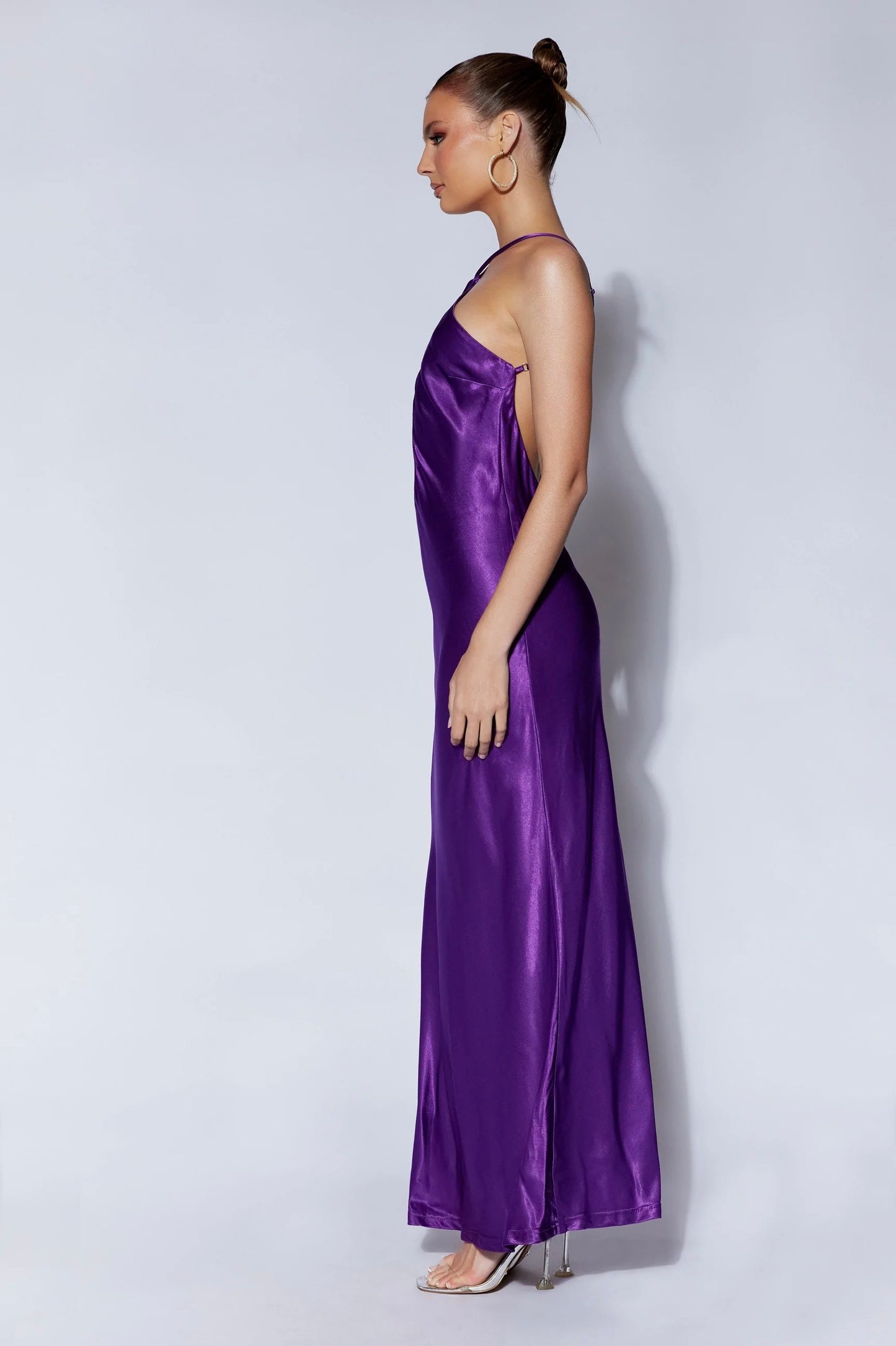 the vega dress in purple