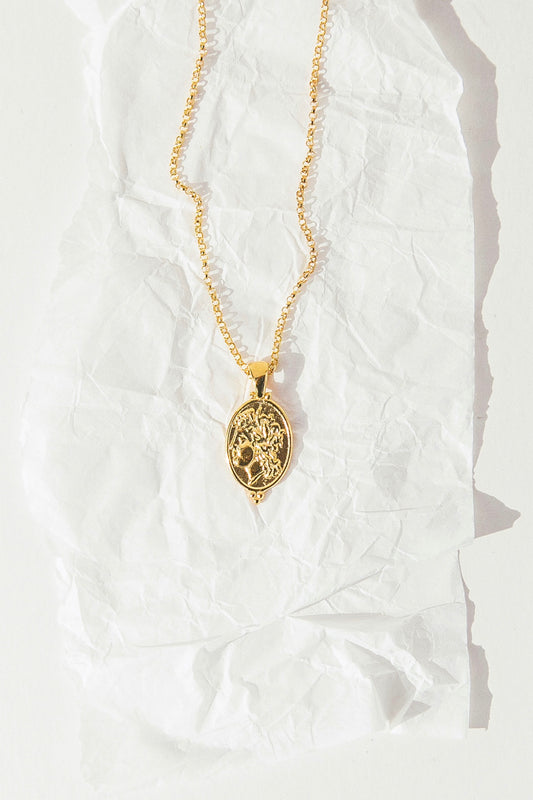 the demeter goddess necklace