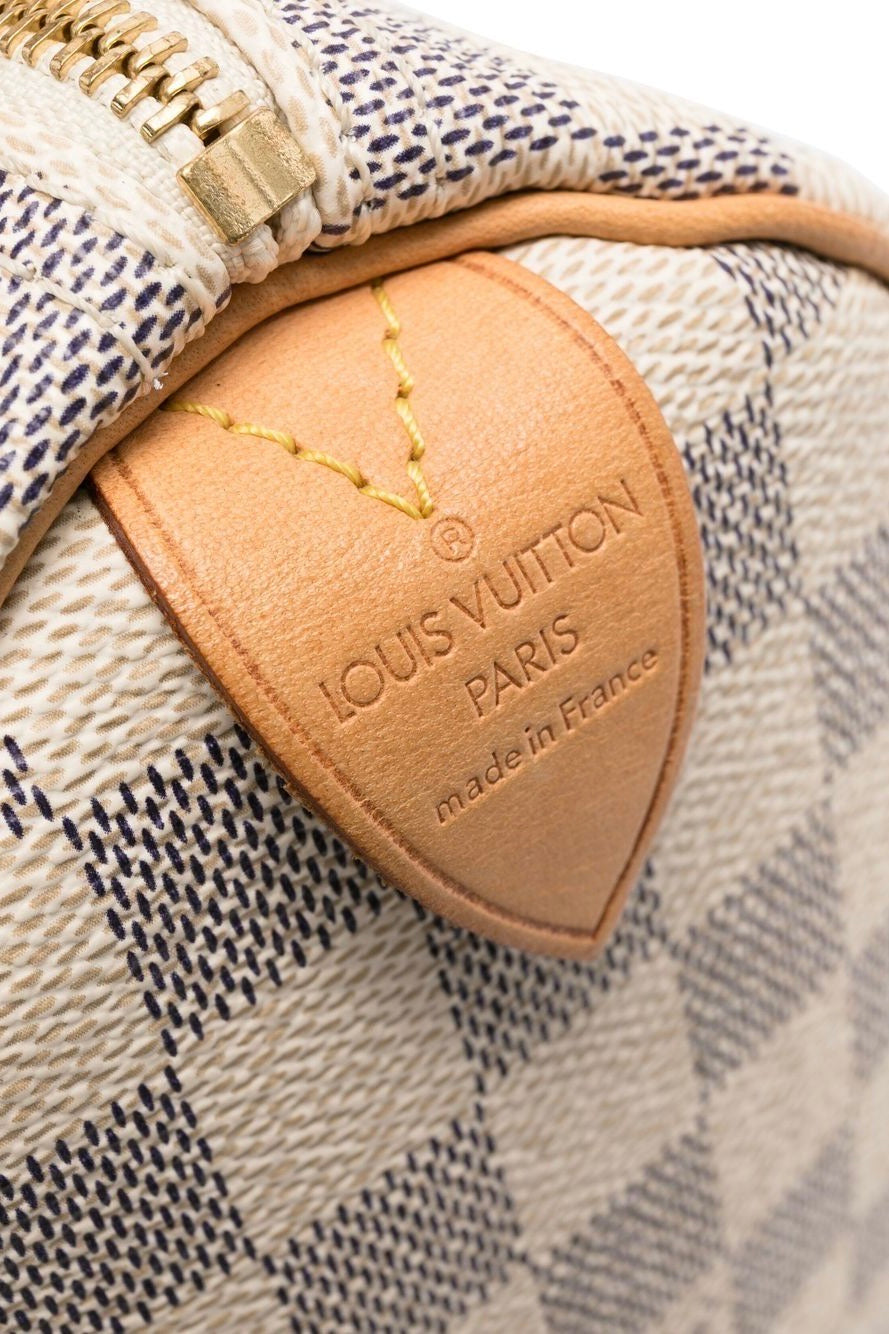 Louis Vuitton Speedy 35 Beige Damier Azur